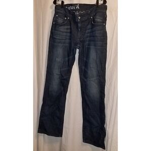 Hurley Jeans Men's Relaxed Fit Dark Wash‎ 33X35